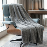 LodgMate 100% Polyester Sculptured Plush Blankets