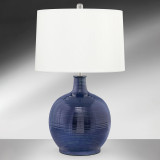 Admiral Blue Ceramic Table Lamp