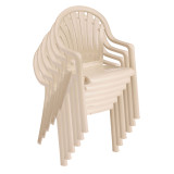 Grosfillex® Pacific Fanback Armchair