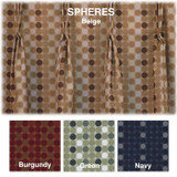 Spheres Custom Draperies - Widths up to 240"