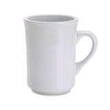 8.5 oz. White Ceramic Mug