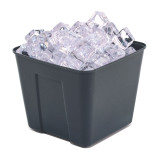 3 Qt. Square Ice Bucket - 5.5" x 6.75" x 7"