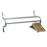 Chrome Wall Rack - 37.5" (Includes 8 Hangers)