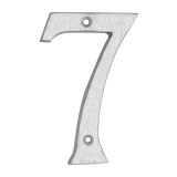 4" Brushed Aluminum Metal Door Numbers