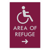 Essential ADA Accessible Directional Sign - 6" x 9"