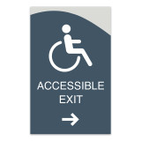 Horizon ADA Accessible Directional Sign - 6" x 9.5"