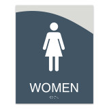 Horizon ADA Women's Restroom Sign - 7.5" x 9.5"