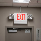 Exit Light Above Door