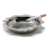 Stainless Steel Scalloped Ashtray