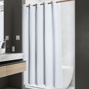 71" x 74" Mini Waffle Poly Shower Curtain - 12/ctn.