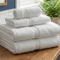 Williams Bay Gold White Hotel Guestroom Towels