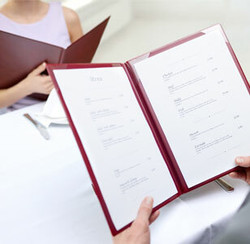Menus, Menu Covers & Menu Holders