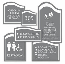 Ocean ADA Braille Signs