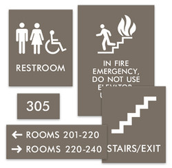 Engraved Essential Basic Signs