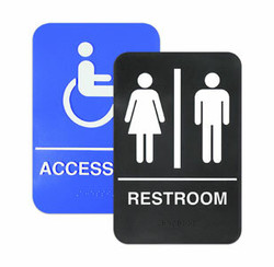 ADA Braille Information Signs