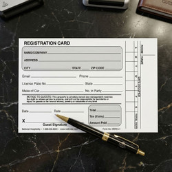 Registration Cards