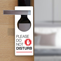 Hotel Do Not Disturb Signs
