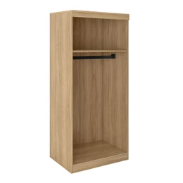 Open Wardrobe - 32"W x 72"H - Fawn Cypress