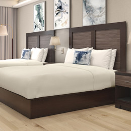 Espresso outer trim finish with contrasting inner finish