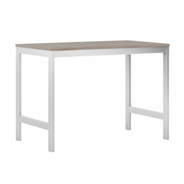 SUL48M - Salt Oak w/ Brushed Aluminum Frame & Legs