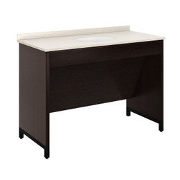 ADA Espresso Cabinet with Black Base/Legs