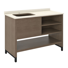 LVL-BASE - 48 in Wide - Bowl Left