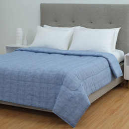 Martex Rx Comforter - Theo Blue Side