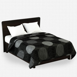 Martex Rx Coverlet - Circles Black