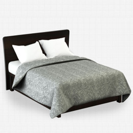 Martex Rx Coverlet - Batik Scroll Grey