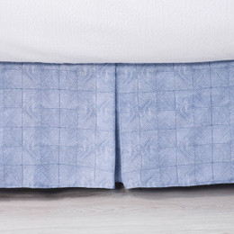 Martex Rx Bed Skirt - Theo Blue Side