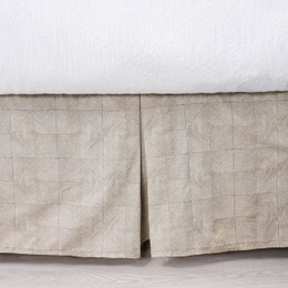 Martex Rx Bed Skirt - Theo Khaki Side