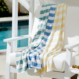 Fibertone Cabana Stripe Pool Towels