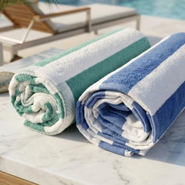 PT370 Pool Towels Rolled Up