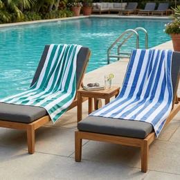 PT70 Cabana Stripe Pool Towels