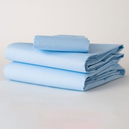 Blue Sheets & Pillowcases