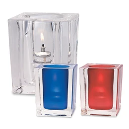 Square Glass Table Lamp
