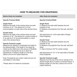 How to Measure for Draperies