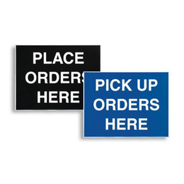 Place Order / Pick Up Order Signs