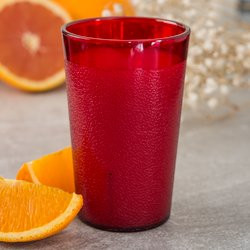 9.5 oz. Ruby Plastic Tumbler