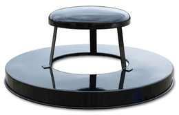 RC36G - Rain Cap Lid (Black)