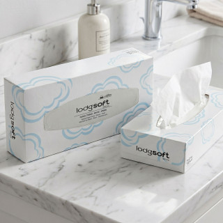 Lodgsoft 2-Ply Facial Tissue | National Hospitality Supply