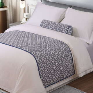 Geo Designer Bed Scarves & Bolster Pillows