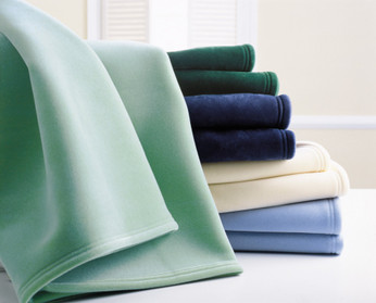 Vellux® 100% Nylon Flock Blanket - Twin 66" x 90"
