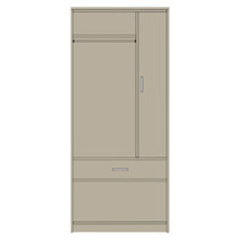 Sleep Inn Wardrobe - Door Right - 36"W x 24"D x 78"H