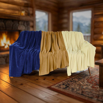 Vellux® Renew Polyester Chenille Blanket - Twin 66" x 90"