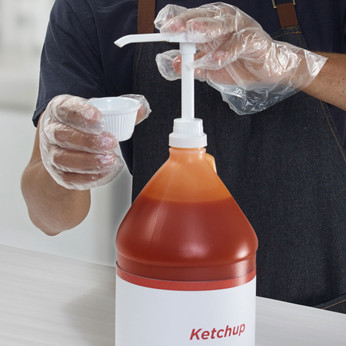 Plastic 1 oz. Pump Kit - Includes Pump & 5 Lids