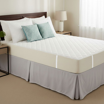 Quilted Mattress Pads - Flat Style with Anchor Bands