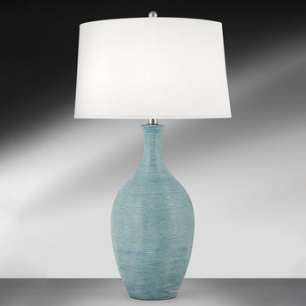 Ceramic Sky Blue Table Lamp