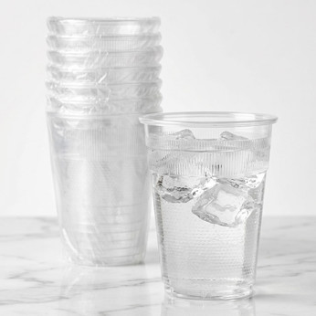 9 oz. Individually Wrapped Plastic Cups - 1000/cs.