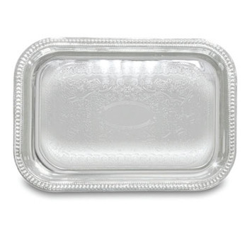 Rectangular Chrome Serving Trays